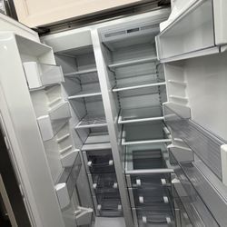 Sub Zero Side By Side Built In Panel Ready 36” Refrigerator Overlay 