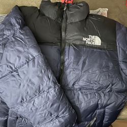North face Nuptse xl  Black And Blue Xl