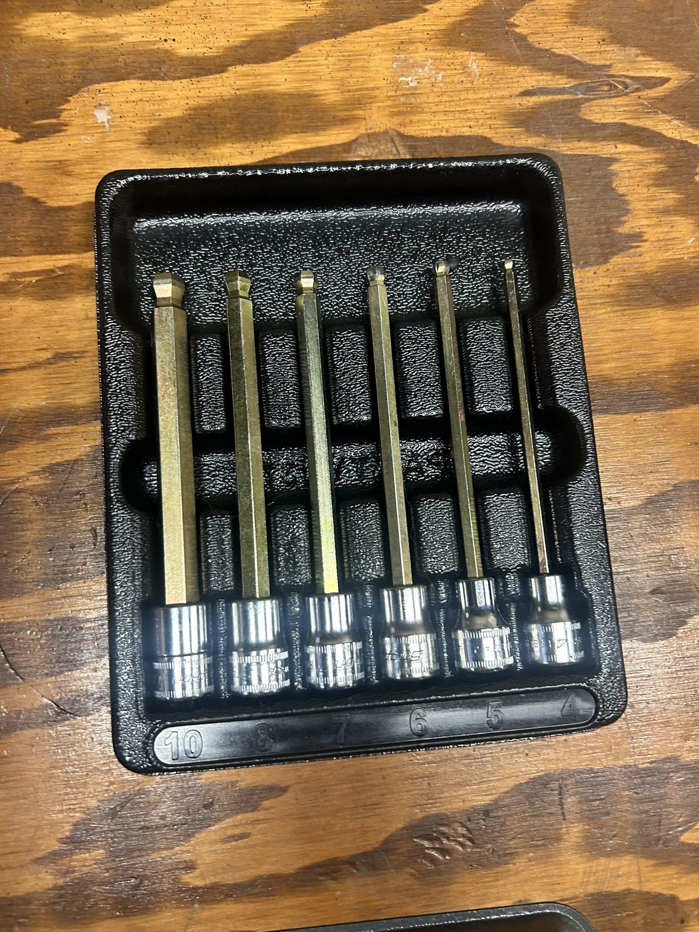 Snap-On 6pc 3/8” Drive Metric Long Ball Hex But Socket Set