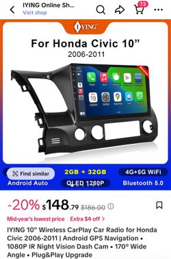 Car Play Hondai Civic  06-11