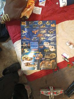 Star Wars Galaxy Collector Micro Machines Episode 1 1999 Collection Poster Front And Back