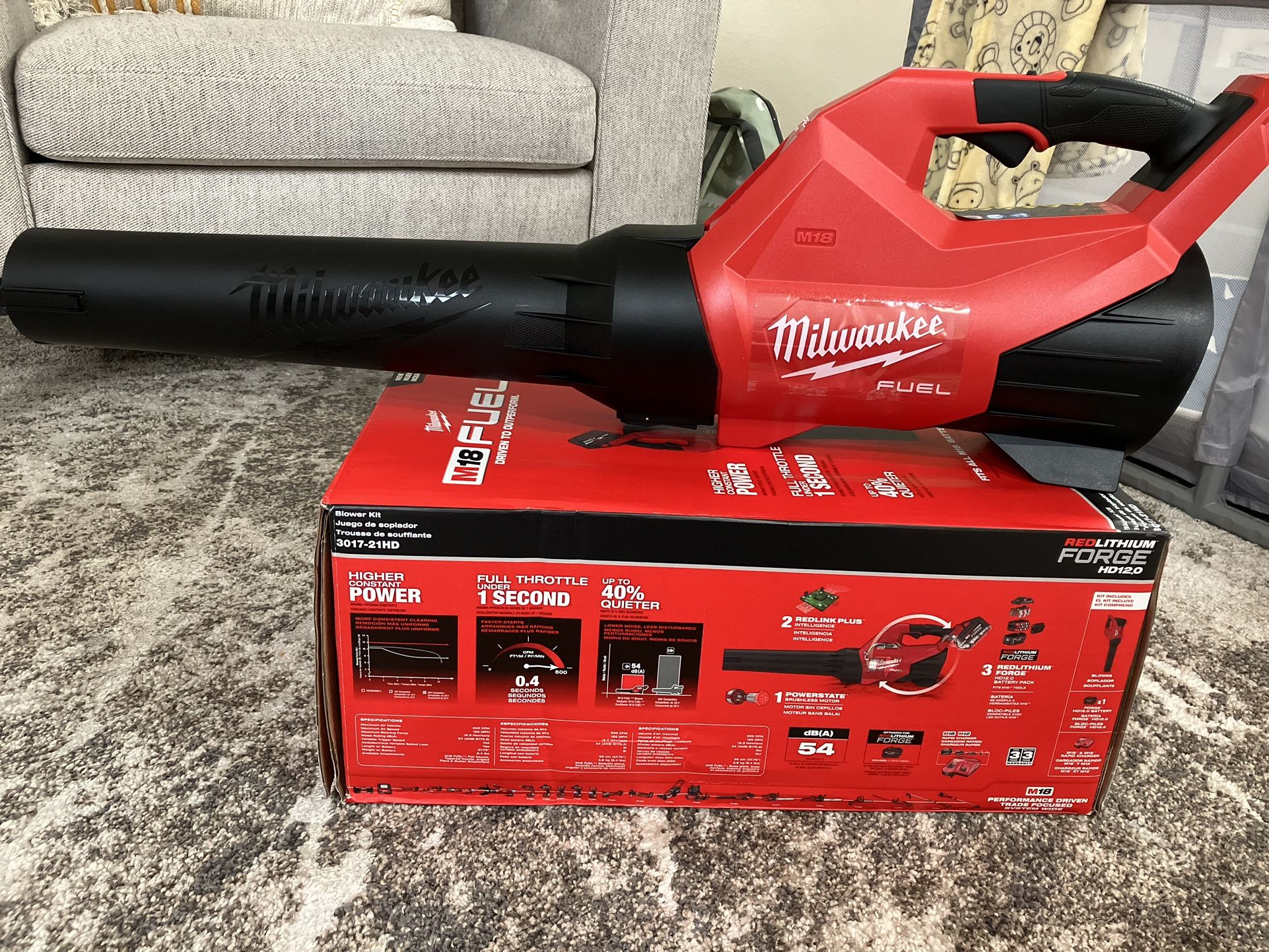 Milwaukee M18 Fuel Leaf Blower- Tool Only