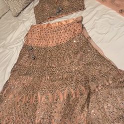 Embroidered Lehenga Dress 