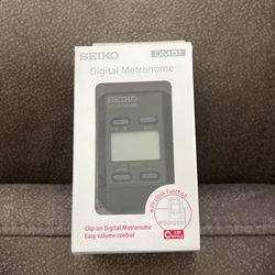 Seiko DM51 Digital Metronome (Clip-On) – New in Box