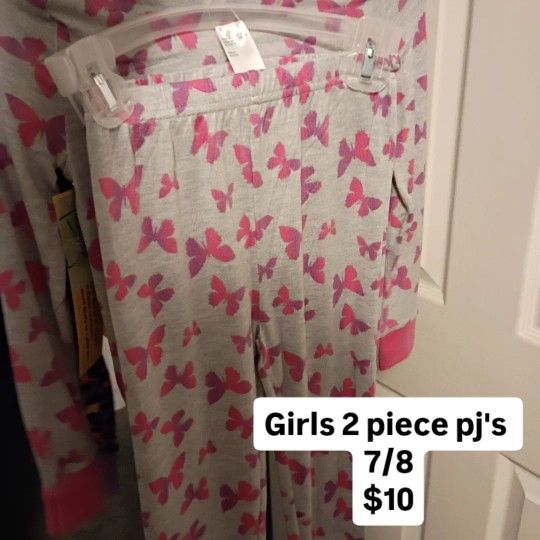 Brand New Size 7/8 Girls PJ's