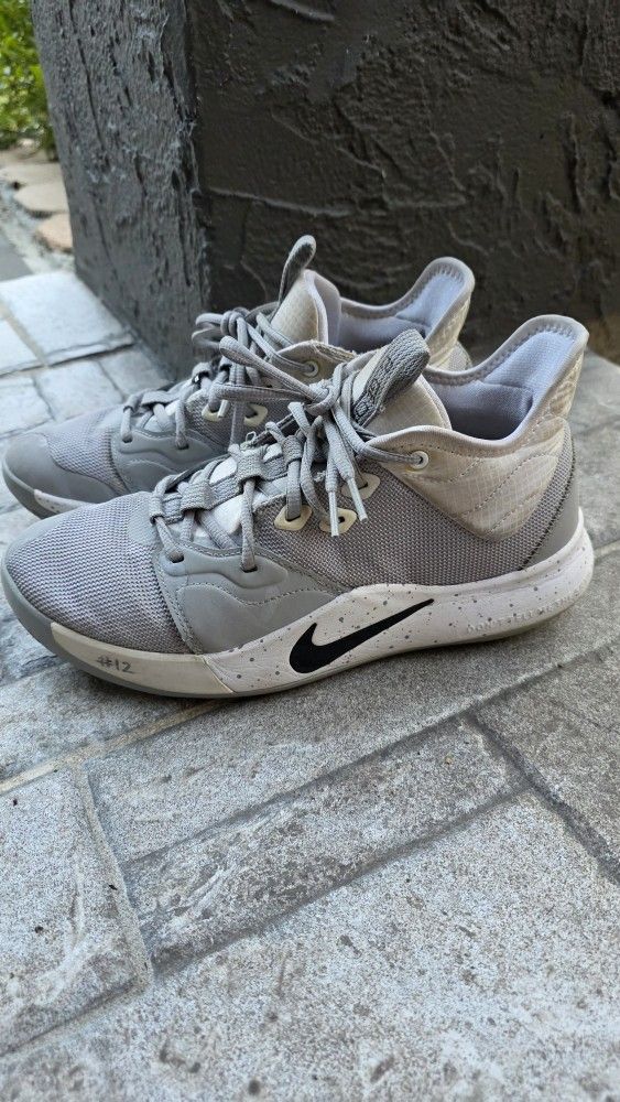 Nike PG 3 Basketball Shoes Team Wolf Grey 2019 Paul George CN9512-004 Women Size 8
