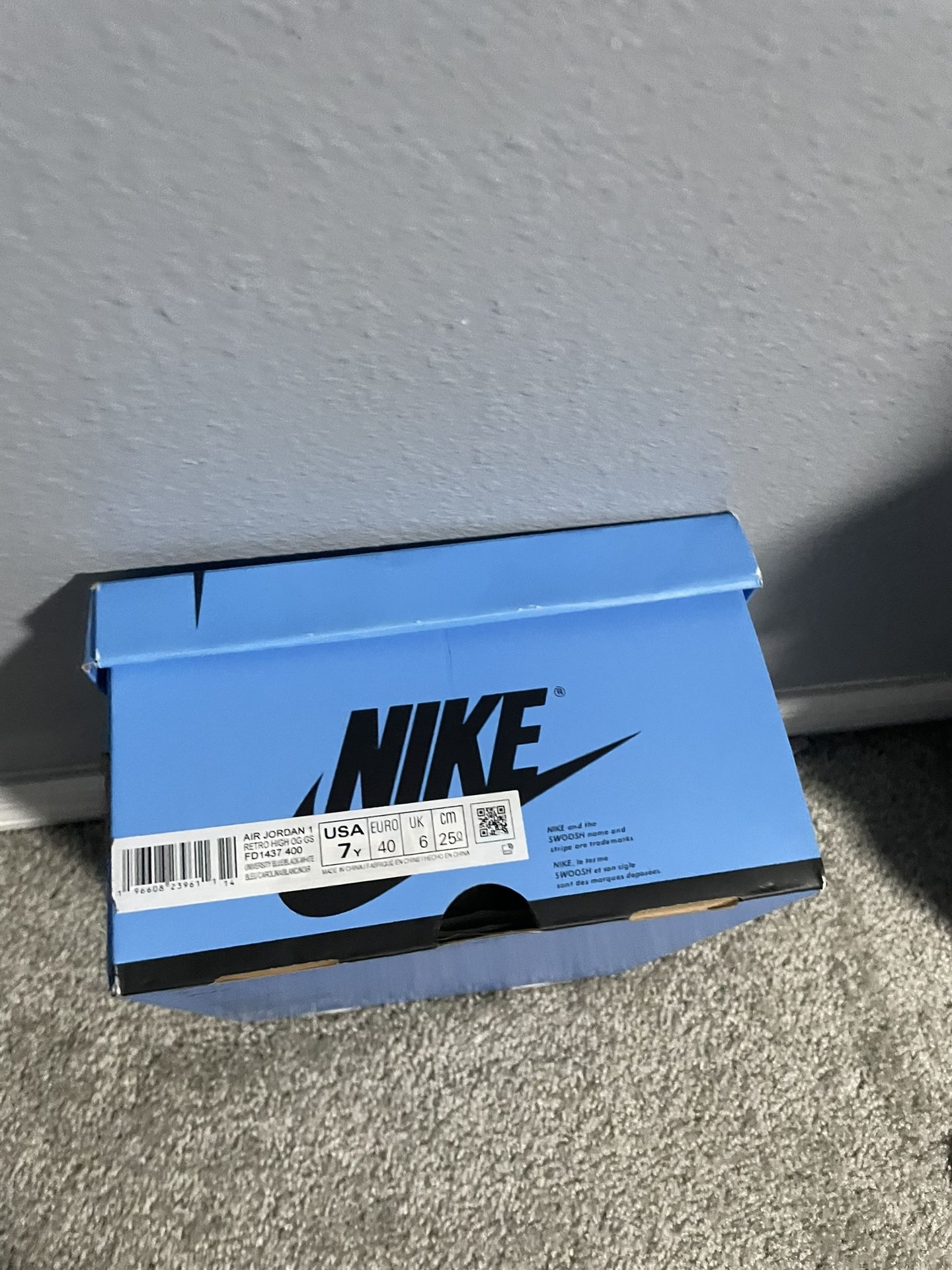 Jordan 1 Unc Toe