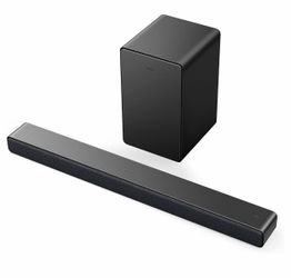 TCL 3.1ch Sound Bar with Wireless Subwoofer (Q6310, 2023 Model), Dolby Audio, DTS Virtual:X, Built-in Center Channel Speaker, Auto Room Calibration, W