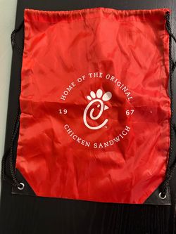 Chick-fil-A Drawstring Backpack Bag – New