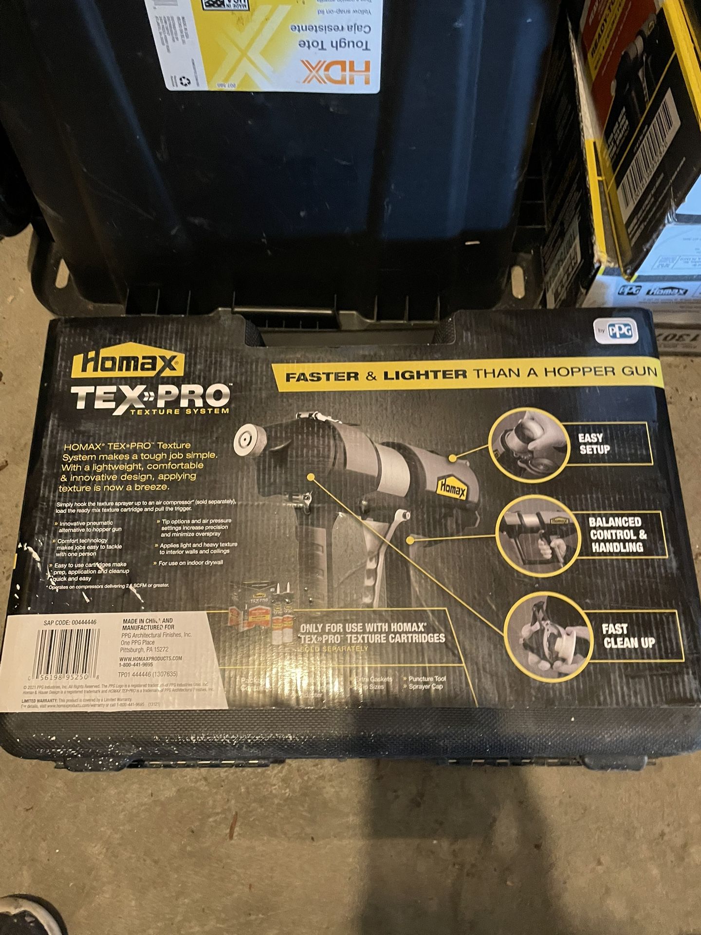 Homax Texture Gun And Texture Cans