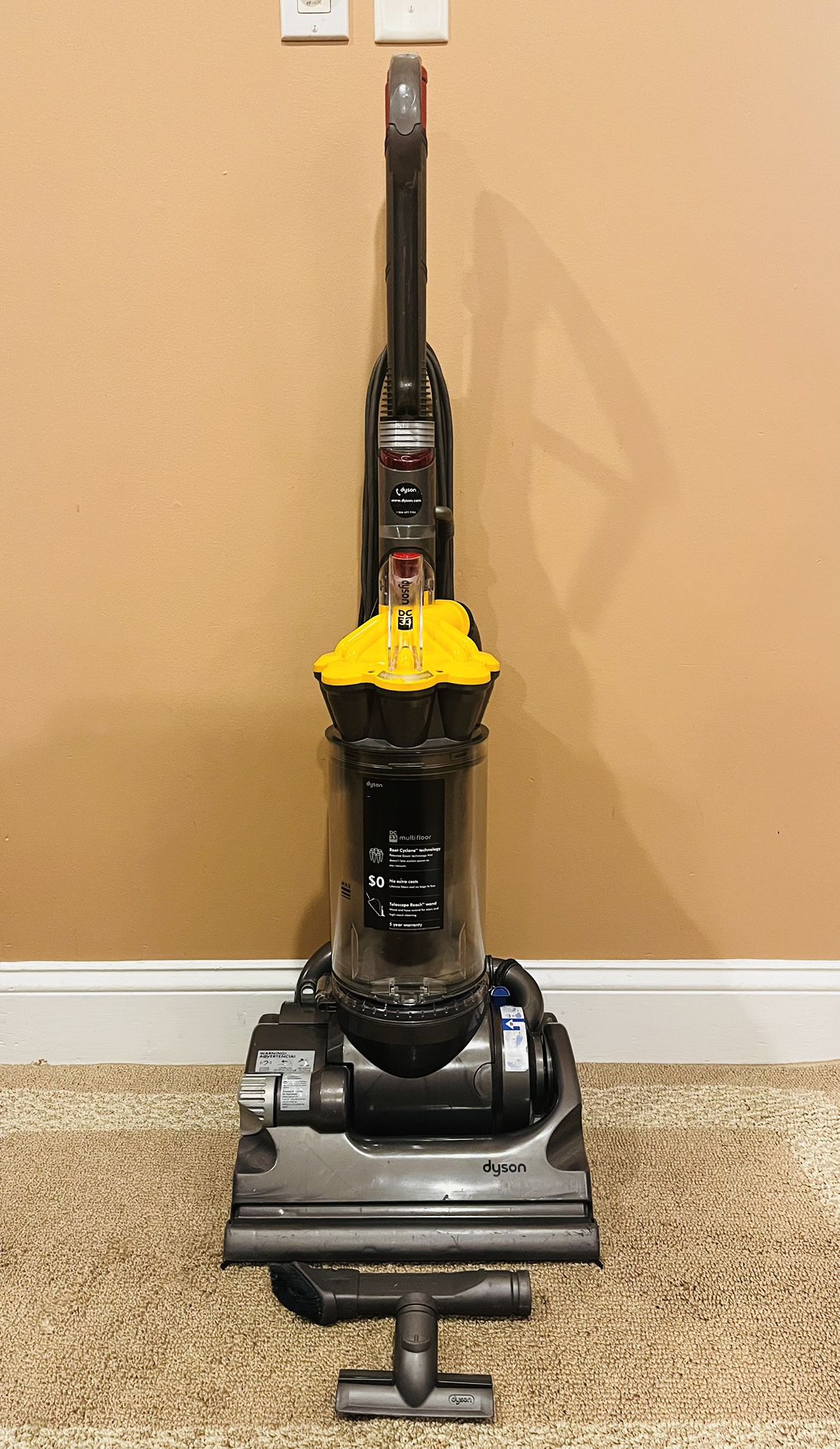 Dyson, Dc 33 Vacuum Cleaner With Attachments