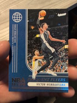 Victor Wembanyama frequent flyers card