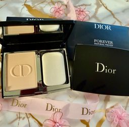 Dior Forever Natural Velvet Pressed Powder Compact Shade 0N,1N, 2N available  New in Box $30 ea
