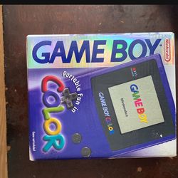 Nintendo Gameboy Color In Box