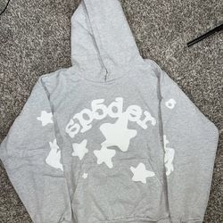 Spider Hoodie Grey