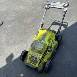 Electric lawn mower (Ryobi)
