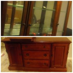 2 piece china cabinet