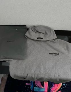 Essentials fear of god hoodie dark oatmeal
