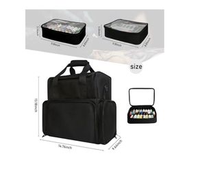 Tattoo Case - Professional Organizer for Tattoo Supplies & Equipment, Large Tattoo Bag with 2 Large Inner Removable Pouches for iPad, Needles, Inks &T
