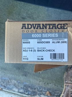 Advantage Door Closer 6000S Aluminum