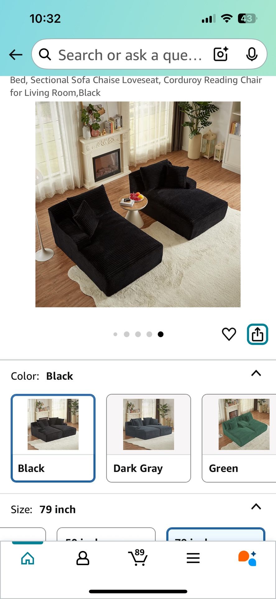 Sofa Black