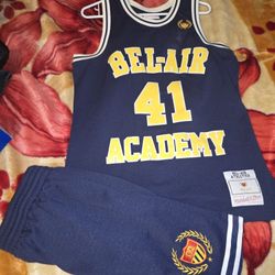 Bel-Air Academy Fresh Prince Will Smith Mitchell & Ness Jersey/shorts Size M