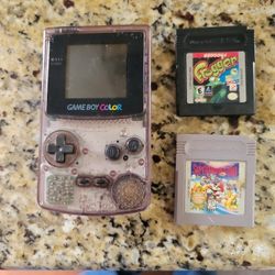 Gameboy Color And 2 Games