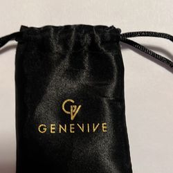 Brand New With Bag And Box 14 K Gold Plated Beautiful Necklace 