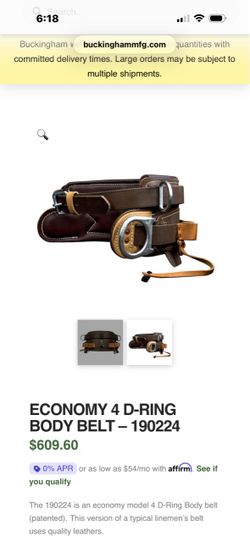 Buckingham climbed belt new