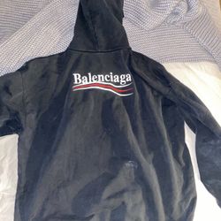 Balenciaga Hoodie Mens Size Large 
