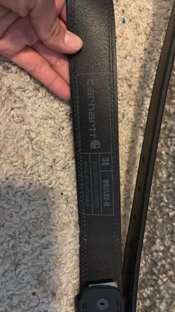 Carhartt Black Belt  New Just Took Tag Off 