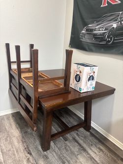 Table and bench