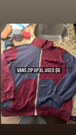 Vans Zip Up XL Worn $5