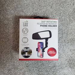 Lax Rear View  Mirror Phone Holder 