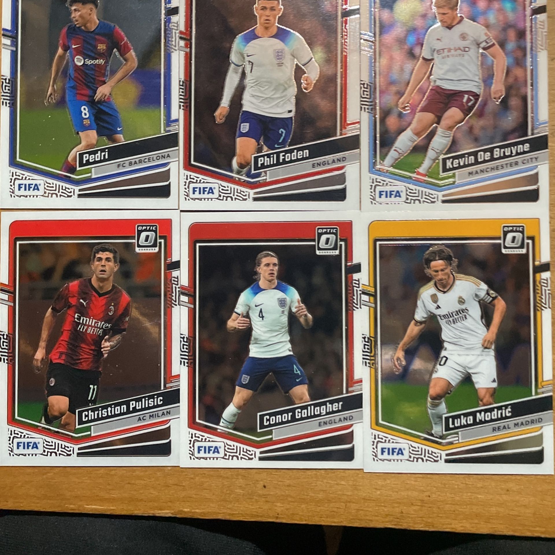 2024 DONRUSS FIFA LOT OF 18 OPTIC CARDS