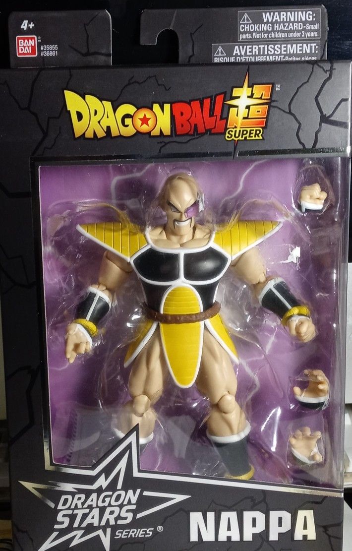 Dragon Ball Super- Dragon Stars Series Nappa Action Figure -New-