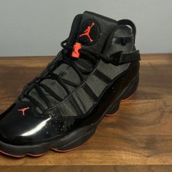 Mens 6 Rings Black Infrared Size 1i Have, A Brand New Pair of Jordan 6 Rings Black Infrared 