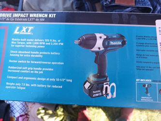 Drive Impact wrench 1/2 18v