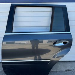 07-12 Mercedes GL450 Rear Left Driver Exterior Door Shell Gray OEM