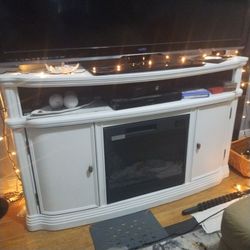 Fireplace TV stand
