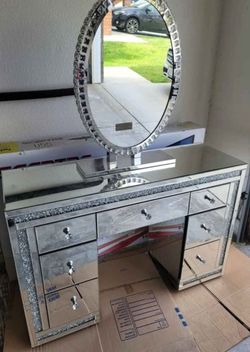 Brand New Vanity with Bluetooth Mirror