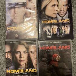 Homeland Seasons 1-4
