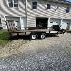 Landscape/ Utility Trailer 18’ X 6’ -51/2” (Inside Deck / Side Rail Space )
