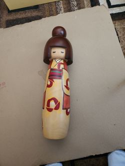 Japanese wooden doll