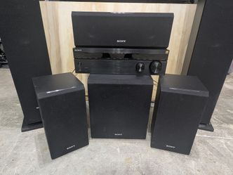 Sony surround sound system ready.