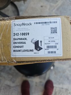 CONDUIT MOUNT LEVELING (contact info removed)9
