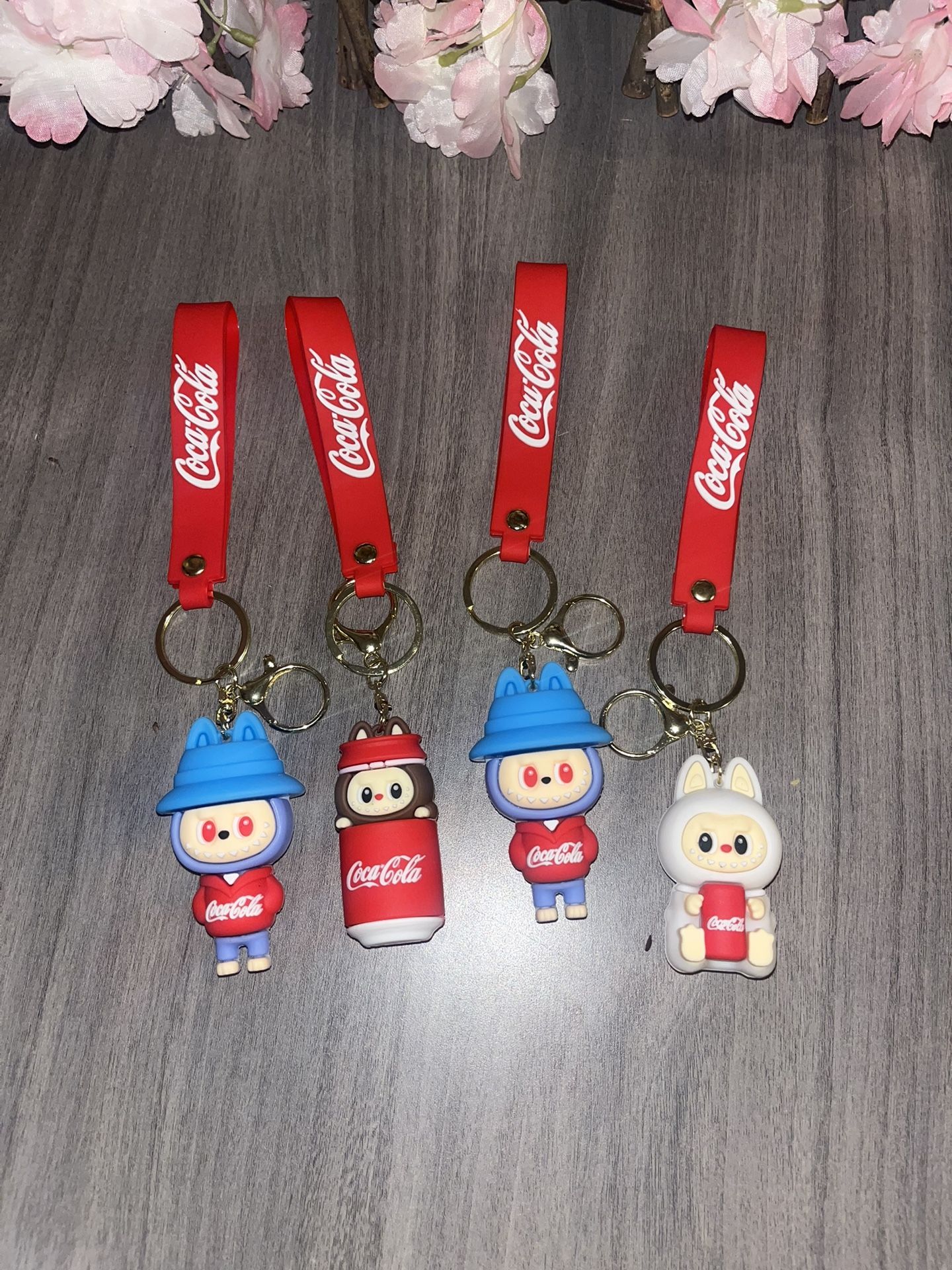 Labubu Coca Cola Keychains