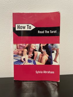 How To Read The Tarot Book Sylvia Abraham Paperback Llewellyn Divination Cards