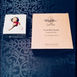 Retired 2003 WILLOW TREE Susan Lordi FROM THE HEART Trinket Box KEEPSAKE BOX