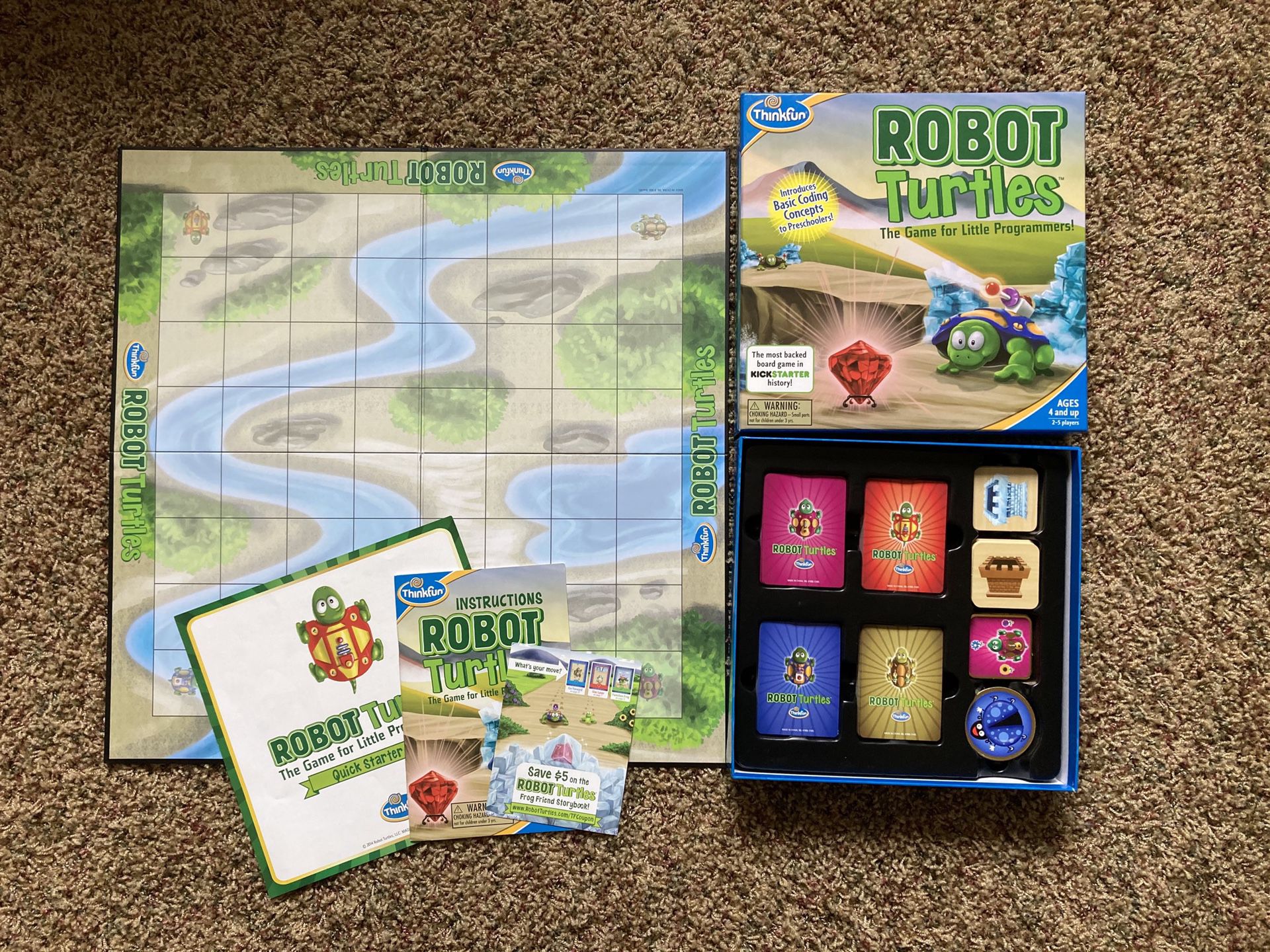 Robot turtle board game